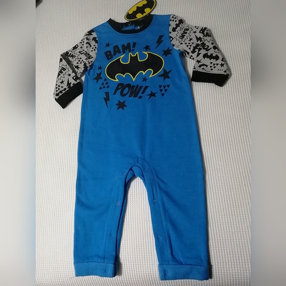 🔥SALE🔥 Batman DC Comics Baby Boy's Bodysuit Jumpsuit NWT Sizes 6-12M, 12-18M